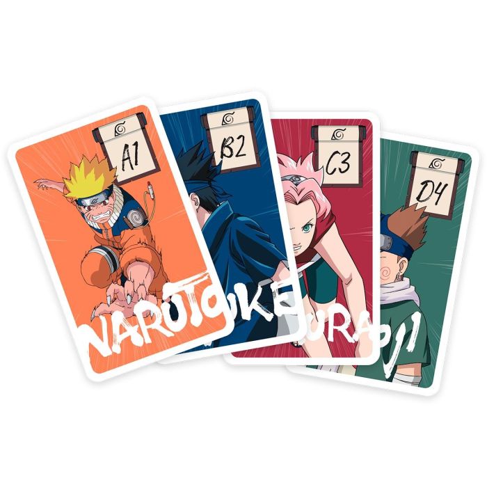 Fournier Baraja Shuffle Fun Naruto 3 En 1 10037630 Juegos de Cartas para Niños +4 Años 3