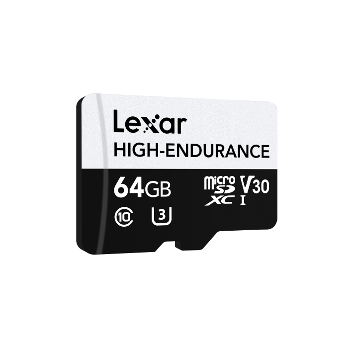 Lexar High-Endurance 64 GB MicroSDXC UHS-I Clase 10 1 Lexar High-Endurance 64 GB MicroSDXC UHS-I Clase 10 1