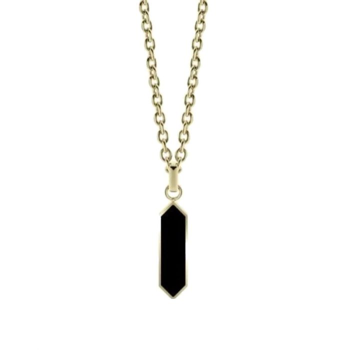 Colgante Mujer LIU JO MLJ591 Dorado Negro Colgante Mujer LIU JO MLJ591 Dorado Negro