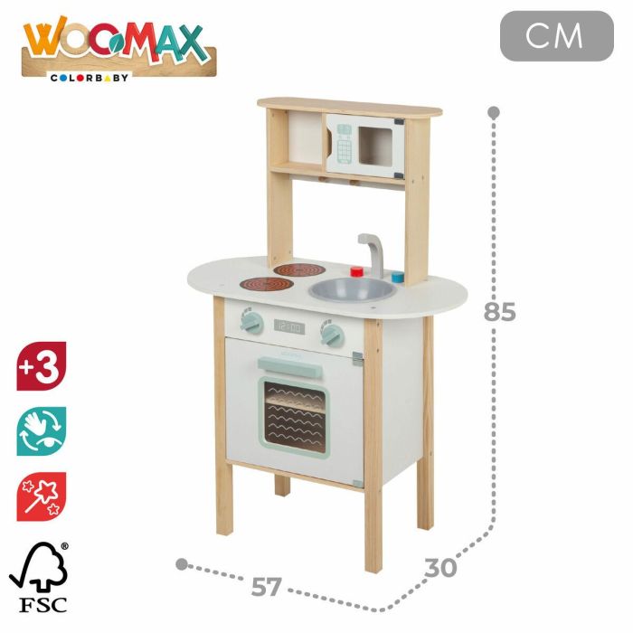 Cocina de Juguete 57 x 85 x 30 cm (2 Unidades) 3 Cocina de Juguete 57 x 85 x 30 cm (2 Unidades) 3