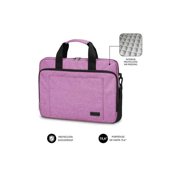 Mochila Subblim Air Padding Laptop Bag para Portátiles hasta 15.6"/ Rosa 1 Mochila Subblim Air Padding Laptop Bag para Portátiles hasta 15.6"/ Rosa 1