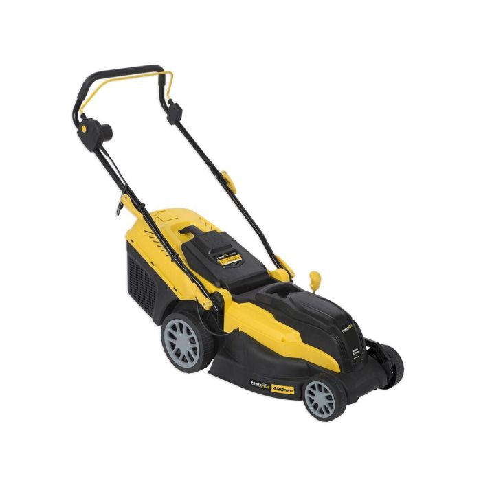 Powerplus Cortacésped Eléctrico 2000W, Ancho de Corte 42cm, Función Mulching y Recogedor Trasero, Altura 25-80mm (5 Posiciones) 6 Powerplus Cortacésped Eléctrico 2000W, Ancho de Corte 42cm, Función Mulching y Recogedor Trasero, Altura 25-80mm (5 Posiciones) 6