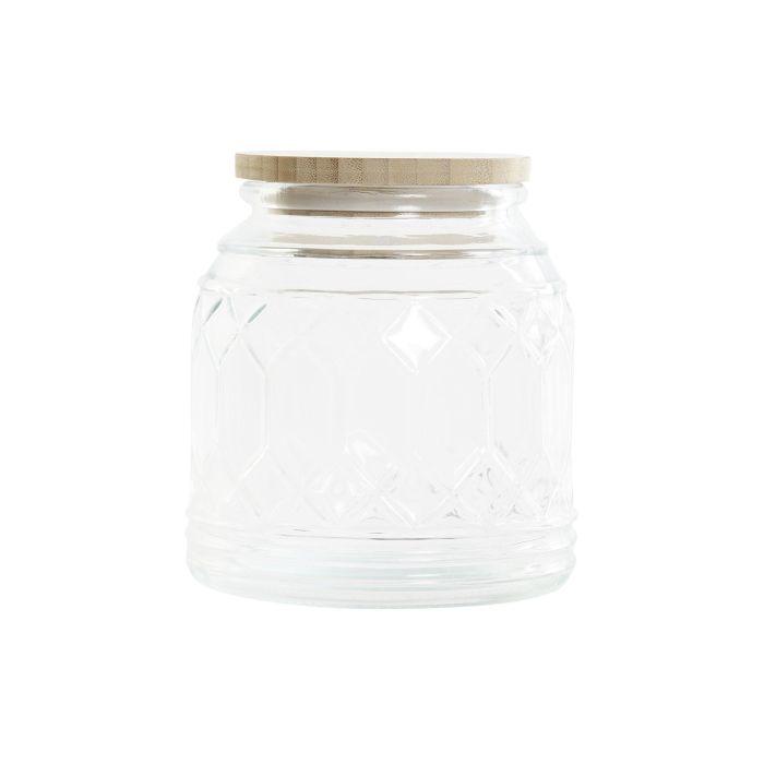 Bote Basicos DKD Home Decor Transparente Natural 13.6 x 15 x 13.6 cm (12 Unidades) Bote Basicos DKD Home Decor Transparente Natural 13.6 x 15 x 13.6 cm (12 Unidades)