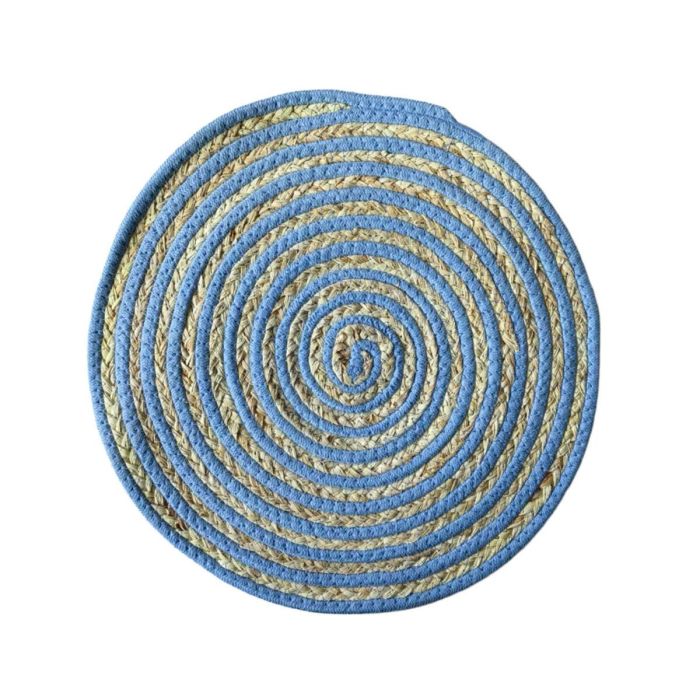 Salvamantel Versa Azul Poliéster Algodón 38 x 1 x 38 cm