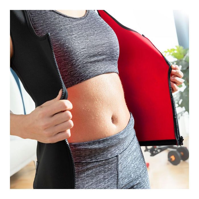 Chaleco deportivo con efecto sauna para mujer veheat XL v0103431 innovagoods 3 Chaleco deportivo con efecto sauna para mujer veheat XL v0103431 innovagoods 3