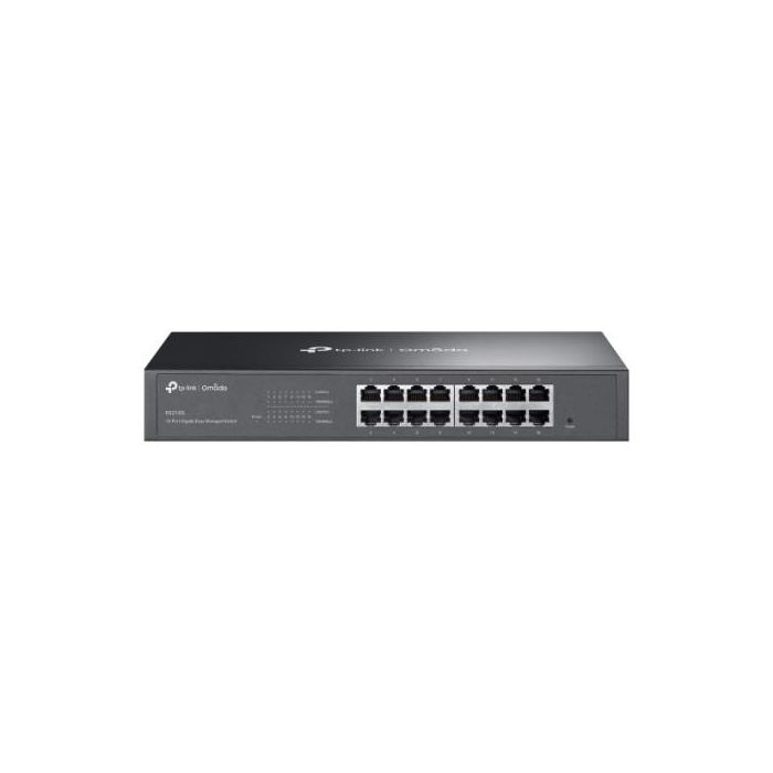 TP-LINK ES216G Switch Gestionado Gigabit Ethernet 16 Puertos, 32 Gbit/s, Negro