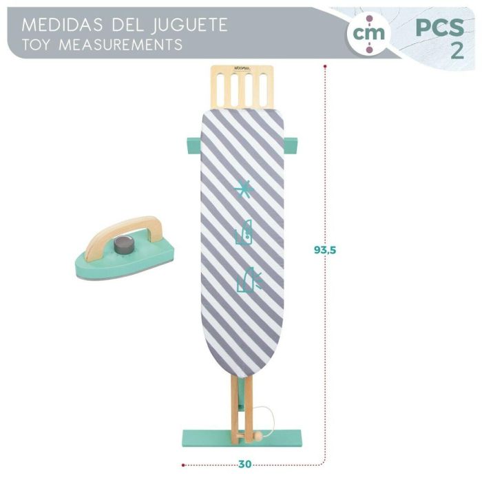Tabla de Planchar Woomax Juguete 2 Piezas 71,5 x 61,5 x 19 cm (4 Unidades) 2 Tabla de Planchar Woomax Juguete 2 Piezas 71,5 x 61,5 x 19 cm (4 Unidades) 2