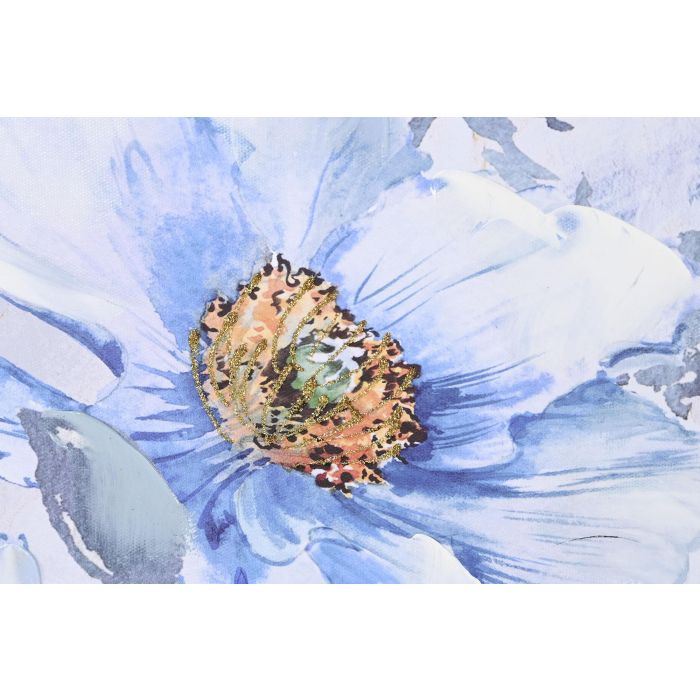 DKD Home Decor Cuadro Tradicional Azul Blanco Lienzo 60 x 80 x 3.5 cm (2 Unidades) 2