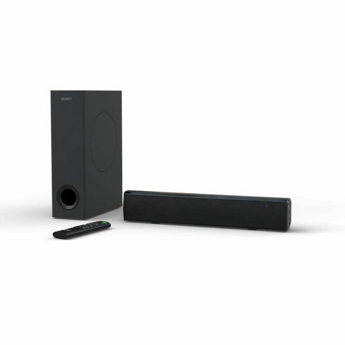 Majority MAJ5056444108869 Barra de Sonido 2.1 con Subwoofer cableado, Bluetooth, USB, Óptica, Aux - 100W - Negro 0 Majority MAJ5056444108869 Barra de Sonido 2.1 con Subwoofer cableado, Bluetooth, USB, Óptica, Aux - 100W - Negro 0