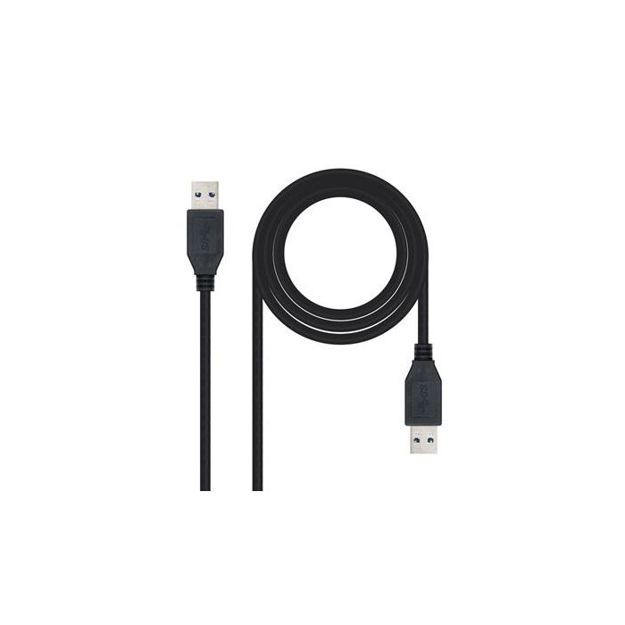 Nanocable Cable USB 3.0 Tipo A a A 10.01.1001-BK Negro 1m 0 Nanocable Cable USB 3.0 Tipo A a A 10.01.1001-BK Negro 1m 0
