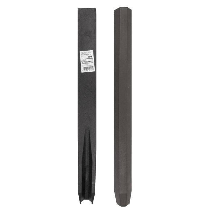 Nature Poste de PVC Reciclado para Fijar Borderfix - Estaca Maciza 38 x 3.6 x 3.8 cm para Acera en Rollo 1 Nature Poste de PVC Reciclado para Fijar Borderfix - Estaca Maciza 38 x 3.6 x 3.8 cm para Acera en Rollo 1