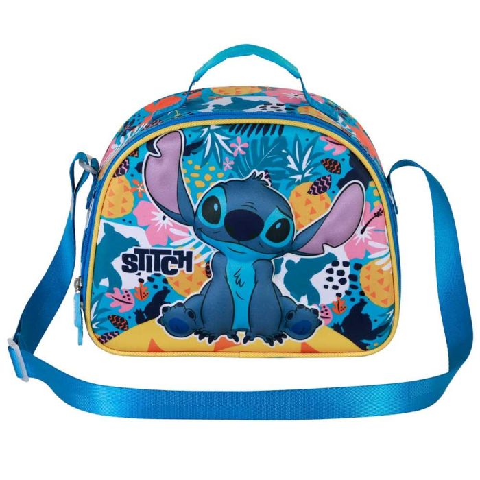 Bolsa Portamerienda 3D Colors Disney Lilo y Stitch Turquesa 1