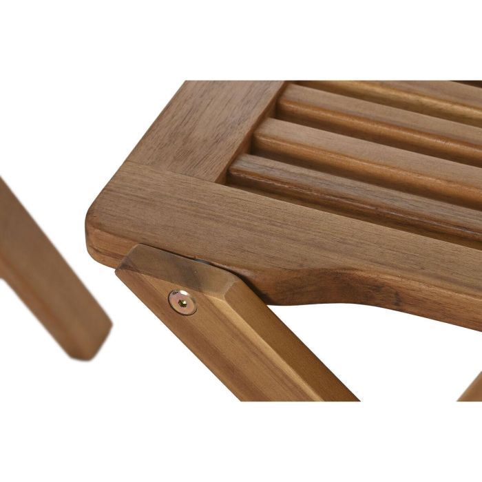 Mesa Terraza Y Jardin DKD Home Decor Marron 60 x 74 x 60 cm Set de 3 2 Mesa Terraza Y Jardin DKD Home Decor Marron 60 x 74 x 60 cm Set de 3 2