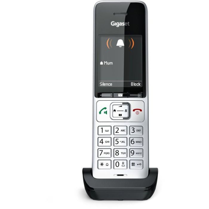Gigaset COMFORT 500HX Teléfono Inalámbrico DECT/Analógico con Altavoz, Pantalla a Color de 2.2" y Agenda para 200 Contactos, Negro/Plata 10 Gigaset COMFORT 500HX Teléfono Inalámbrico DECT/Analógico con Altavoz, Pantalla a Color de 2.2" y Agenda para 200 Contactos, Negro/Plata 10