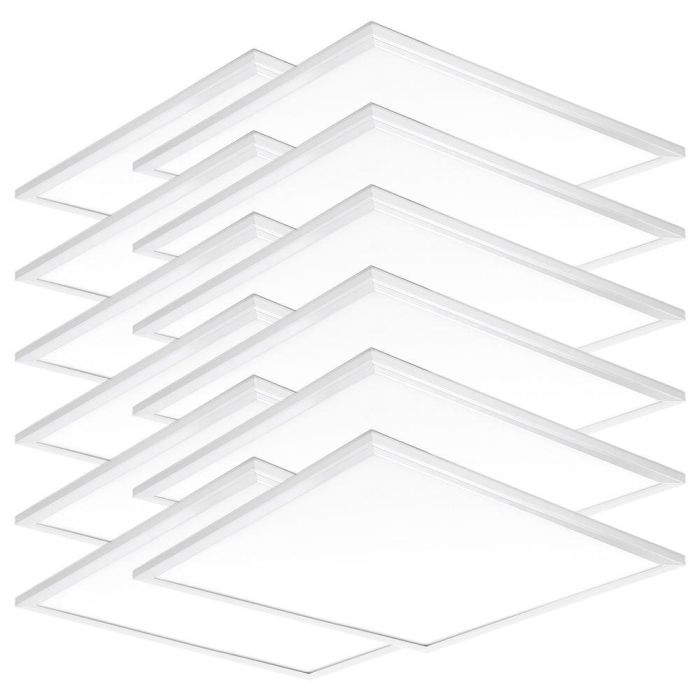 Pack 10 Panel LED 40W 4.400Lm 6000ºK 60x60Cm Enrejado UGR19 40.000H [HO-PG-600x600-40W-CW-PK10] 2