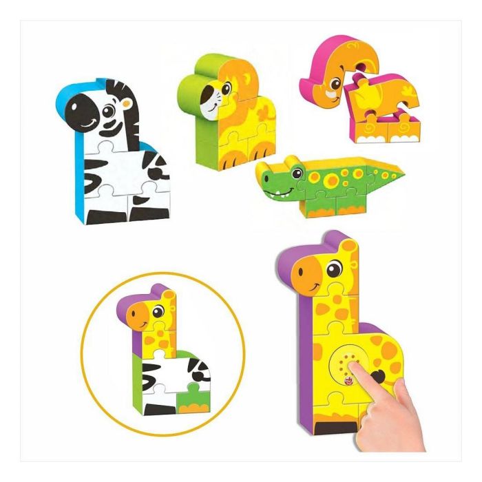 Sound puzzles – zoo blocks-figures