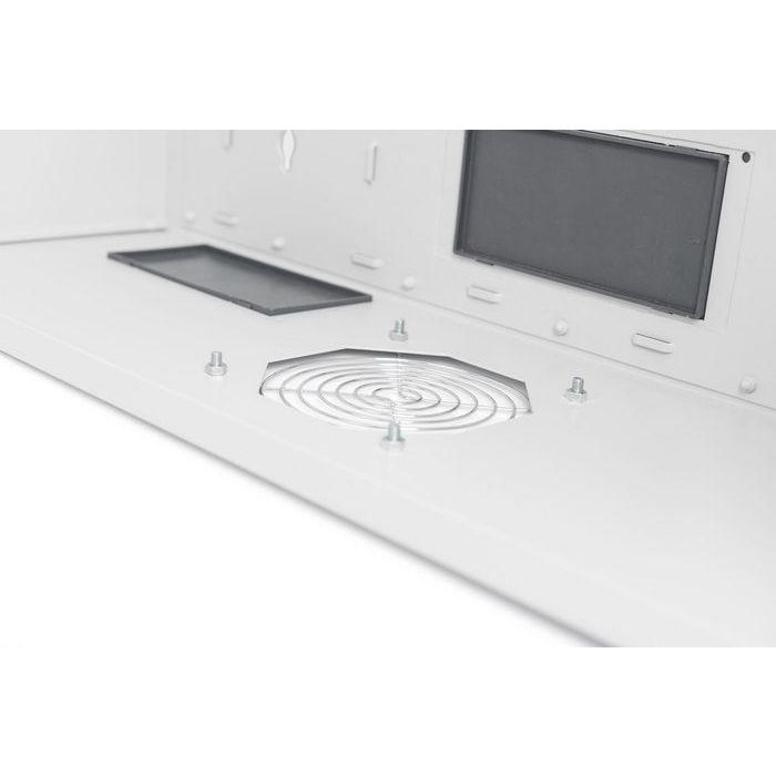 Digitus Wall mounting cabinet, slim 800x640x309 mm, 6U vertical, color grey (RAL 7035) 5