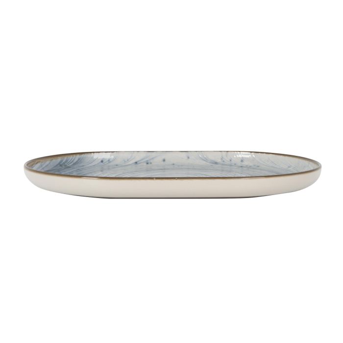Fuente Ovalada Swirl Nordic Brillo 30x20x2.5 cm - Inde (12 Unidades) 2 Fuente Ovalada Swirl Nordic Brillo 30x20x2.5 cm - Inde (12 Unidades) 2