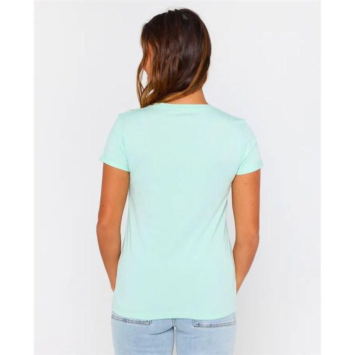 Camiseta de Manga Corta Mujer Rip Curl Heart V Neck Tee Azul cielo 5-6 Años 1