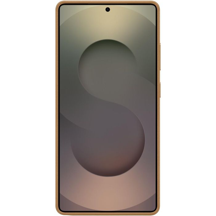 Samsung EF-VS938 Funda Kindsuit para Galaxy S25 Ultra, Protección Anticaída y Rayones, Imitación Piel, Color Camel 1