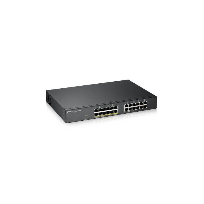 Zyxel GS1900-24EP-EU0101F Switch Gestionado L2, 24 Puertos Gigabit Ethernet (10/100/1000), PoE, Negro 1