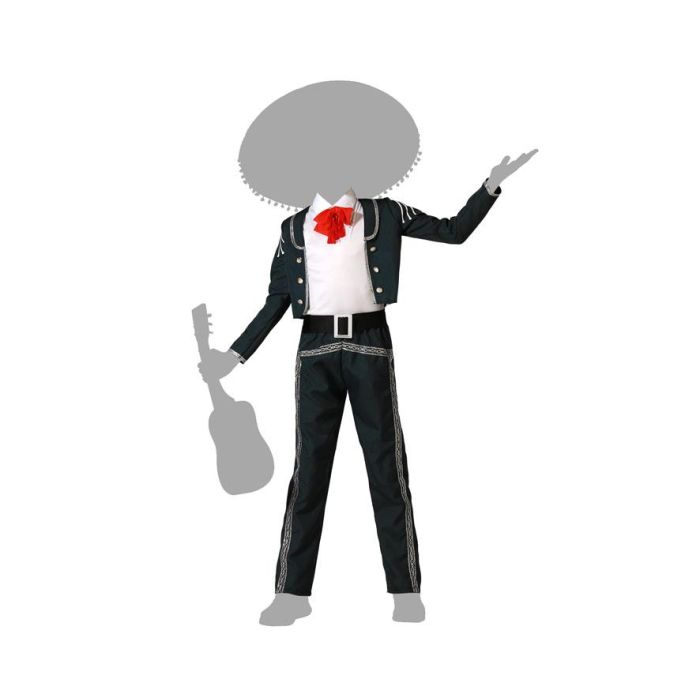 Disfraz Mariachi Traje Negro Niño Infantil 10-12 Años 4