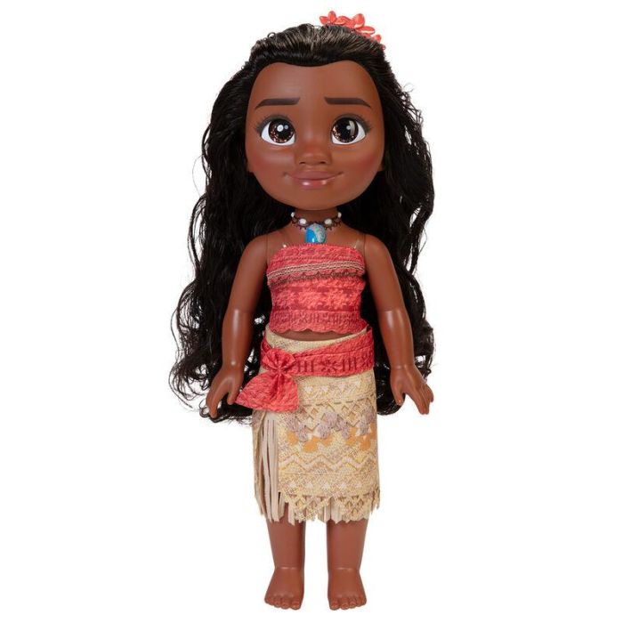 Jakks Pacific 210444 Muñeca Princesa Vaiana Disney 38 cm Articulada con Ojos Brillantes, Pelo para Peinar y sus Accesorios 5