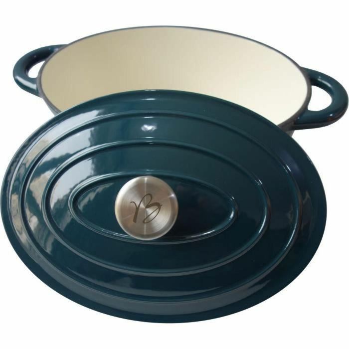 Baumalu BAU3216383863317 Cazuela Ovalada 30 cm Azul Verde