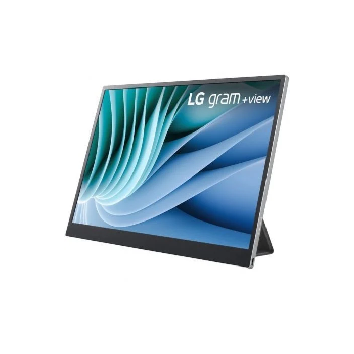 LG Monitor Portátil +view 16MR70 16" WQXGA Negro y Plata IPS DCI-P3 99% Ultraligero