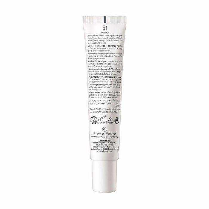 A-DERMA BIOLOGY Cuidado Dermatológico Calmante Pieles Reactivas 40 ml 1