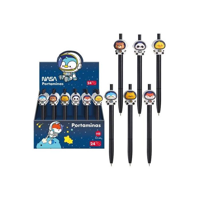 Portaminas Dohe Nasa 0,5 Mm Surtido Expositor De 24 (6 Mod.)