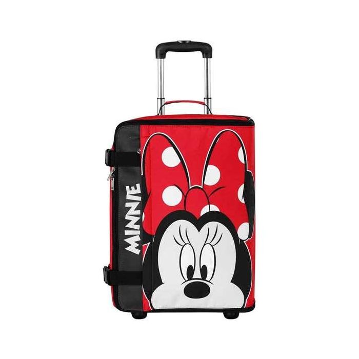 Karactermania Maleta de Cabina Plegable Minnie Mouse Curious 35x20x55 cm Equipaje Blando 2 Ruedas Cierre TS Lock 3