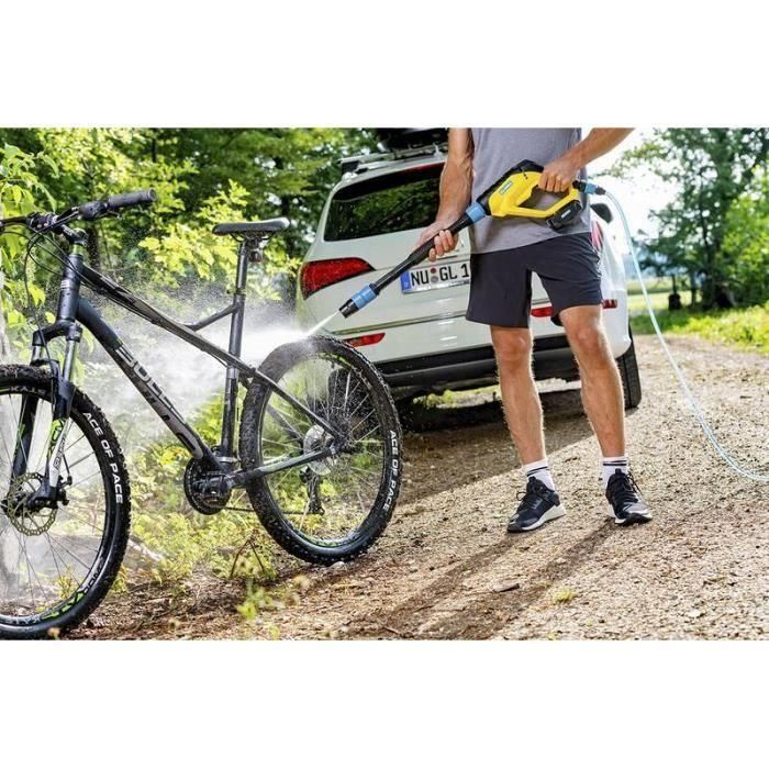 GLORIA MultiJet 18V - Sistema de limpieza a presión móvil multifunción, 3 presiones, boquilla 4 en 1, compatible BOSCH 18V (Sin batería ni cargador) 3