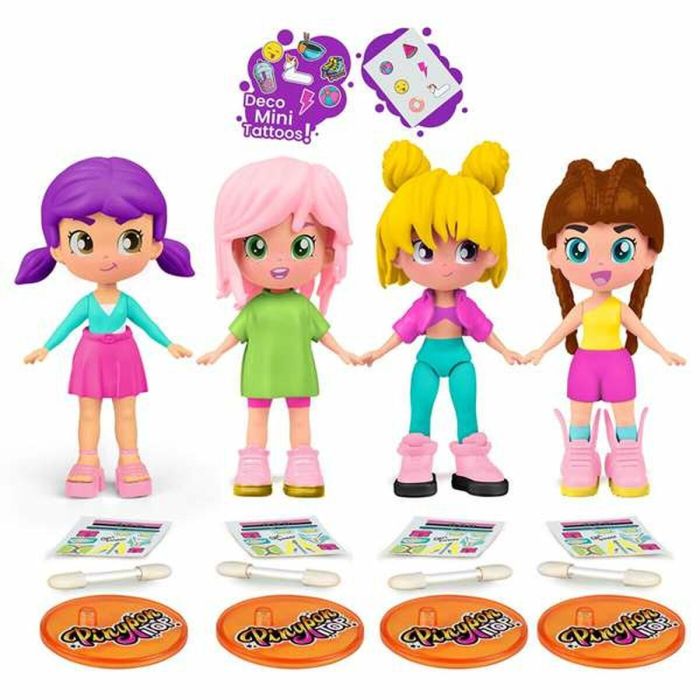 Figura pinypon top girls. tiene doble cara con tatuajes 11 cm. - modelos surtidos 4 Figura pinypon top girls. tiene doble cara con tatuajes 11 cm. - modelos surtidos 4