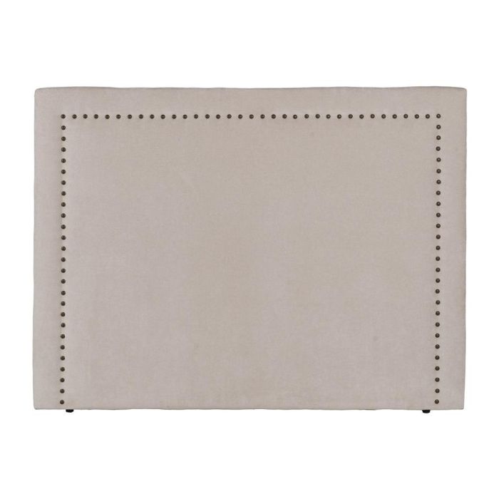 Cabecero Crema Tejido Dormitorio 165 X 7 X 125 cm