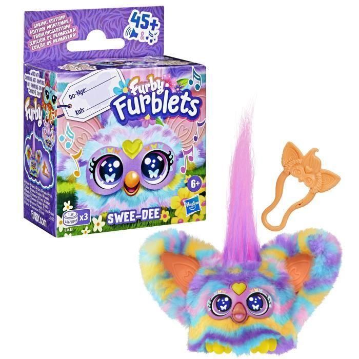 Furby Furblets Swee-Dee, mini peluche electrónico para niñas y niños, más de 45 sonidos, a partir de 6 años, serie 4, Hasbro 1 Furby Furblets Swee-Dee, mini peluche electrónico para niñas y niños, más de 45 sonidos, a partir de 6 años, serie 4, Hasbro 1