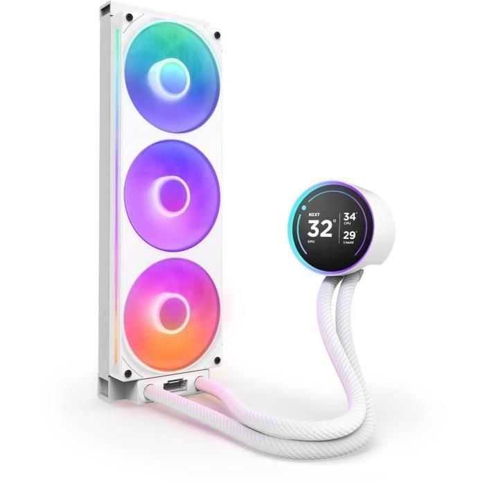 NZXT Kraken Elite 360 RGB Sistema de refrigeración líquida todo en uno 12 cm Blanco RL-KR36E-W2 2