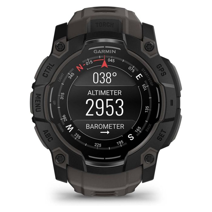 Garmin Instinct 3 AMOLED 50mm Schwarz Reloj Inteligente GPS Unisex con Pantalla AMOLED, 4GB, 10 ATM