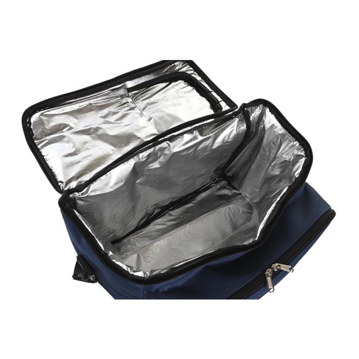 DKD Home Decor Bolsa de Picnic Azul Marino Poliéster Set de 19 Piezas 23x29x43 cm para 4 Servicios 5 DKD Home Decor Bolsa de Picnic Azul Marino Poliéster Set de 19 Piezas 23x29x43 cm para 4 Servicios 5
