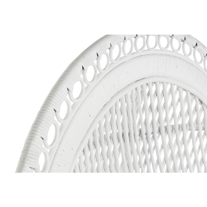 DKD Home Decor Sillón Balines Blanco Ratán 68 x 145.5 x 157 cm 2