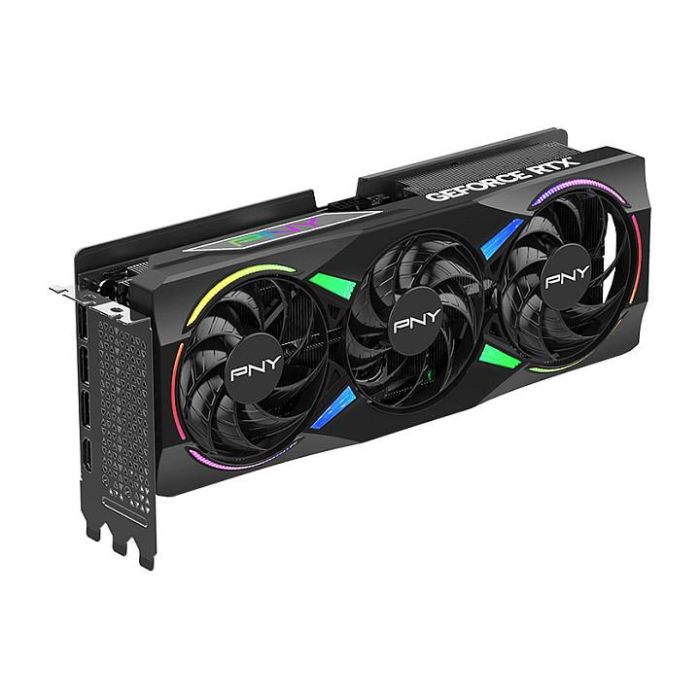 PNY RTX 5070Ti 16GB GDDR7 Tarjeta Gráfica con 3 Ventiladores y Refrigeración Activa 12