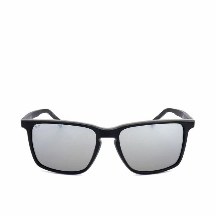 HUGO BOSS Gafas de sol 1556/O/S para hombre - Montura de acetato, rectangular, 57 mm