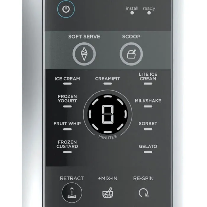 Ninja Heladera Creami Swirl NC701EU, Capacidad 480 ml, 13 Programas (incluye Helado Suave), 2 Recipientes 3