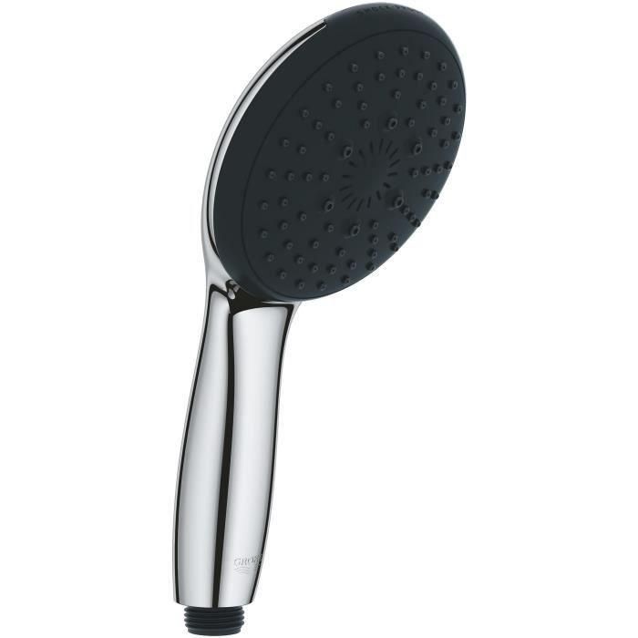 Rociador de ducha - GROHE Vitalio Start 110 26031001 - 3 chorros (Lluvia/Estimulante/Masaje) - Fácil selección - Ahorro de agua - Cromado Rociador de ducha - GROHE Vitalio Start 110 26031001 - 3 chorros (Lluvia/Estimulante/Masaje) - Fácil selección - Ahorro de agua - Cromado