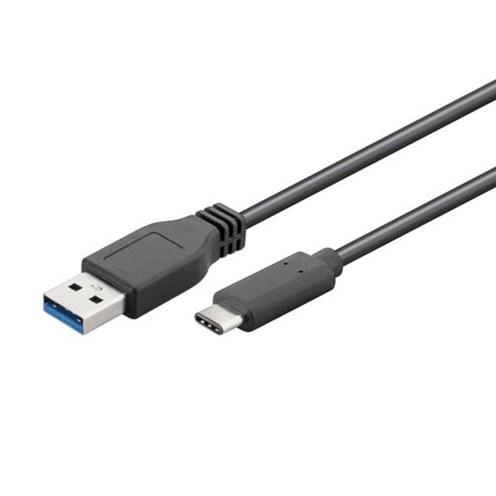 Edm Cable USB 3.0 Tipo A a USB 3.1 Tipo C 1m Negro