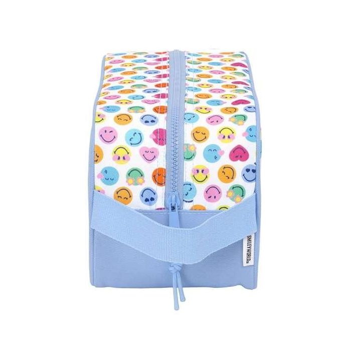Zapatillero de Viaje Smiley Joyful Multicolor Azul claro 29 x 15 x 14 cm 2