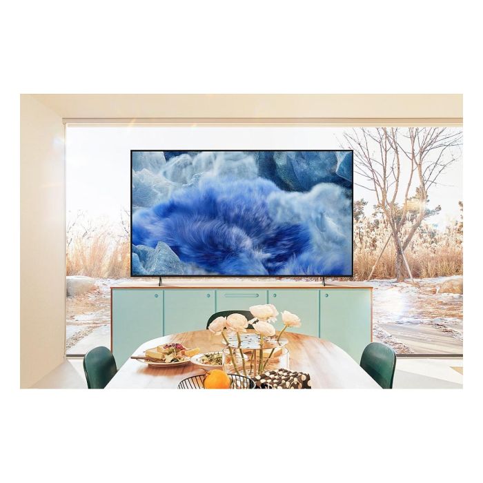 Samsung GQ85Q8FAAUXZG QLED 4K Ultra HD Smart TV, 85 Pulgadas / 215 cm, 3840x2160, 50Hz, HDR10+ Adaptive, Tizen, 3x HDMI, Wi-Fi, Control Solar Remoto, Gris y Negro