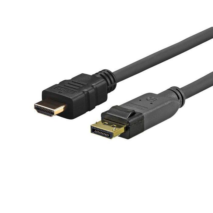 Vivolink Cable DisplayPort a HDMI Pro, FHD 1080p@60Hz, 20m, Negro, Alto Rendimiento