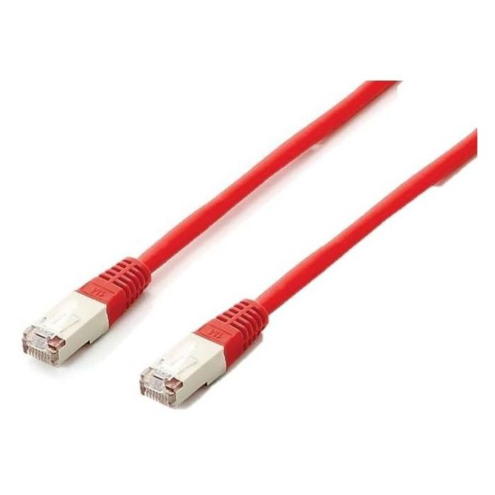 Equip Patchkabel Cat6A S/FTP 2xRJ45 15.00m rot Plat.LSZH Polybeutel