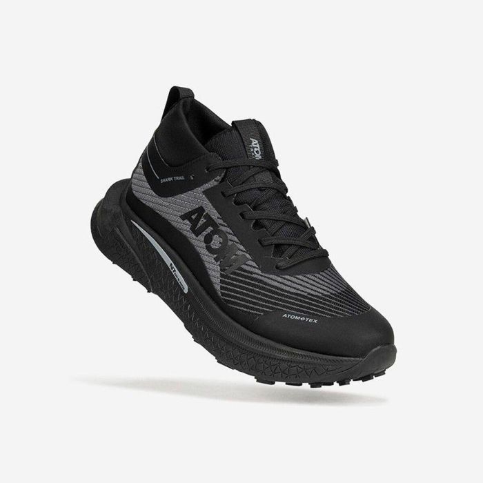 Zapatillas Deportivas Hombre Atom AT138 Shark Trail Blast-Tex Negro 42 2